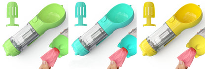 3 In 1 Dog Water Bottle
