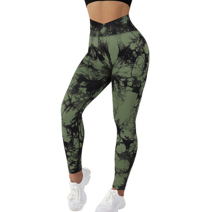 Seamless Tie-Dye Leggings