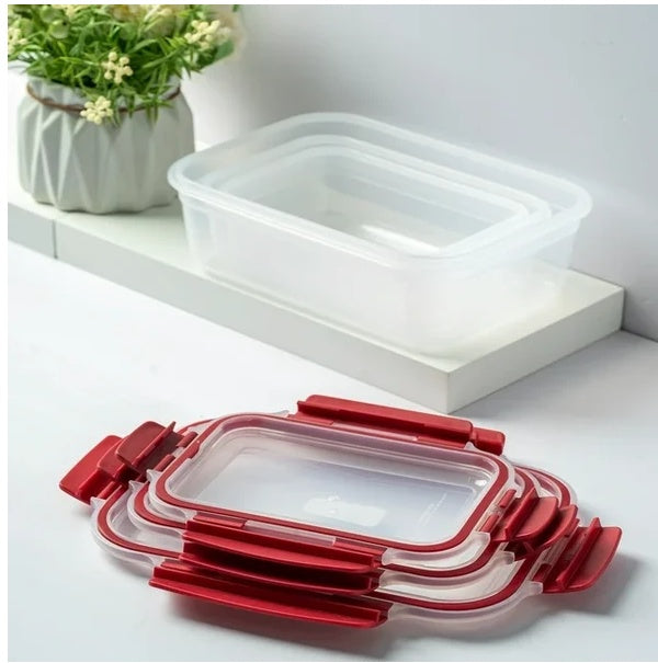5 Pack Stackable Airtight Containers