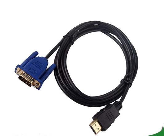 HDMI TO VGA Cable For Computer Projector 1.8M