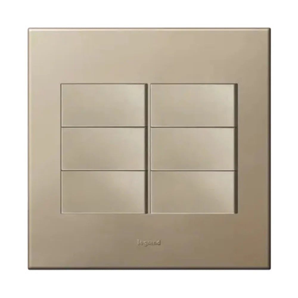 Arteor 6 Lever 1-Way Switch 4x4