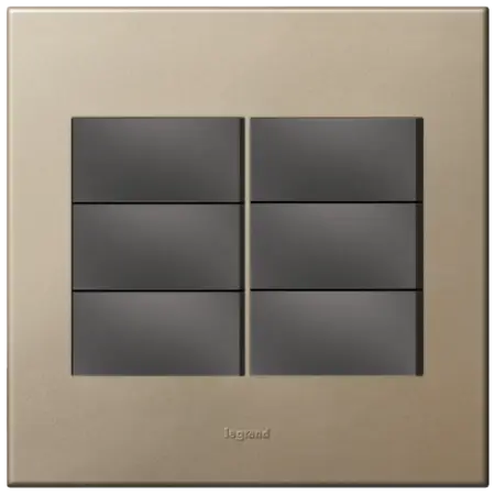 Arteor 6 Lever 1-Way Switch 4x4