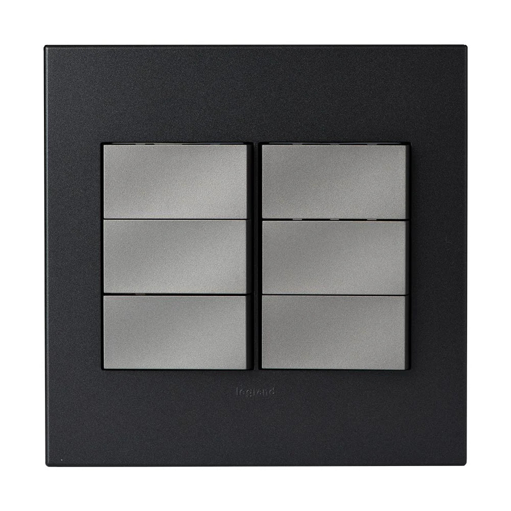 Arteor 6 Lever 1-Way Switch 4x4