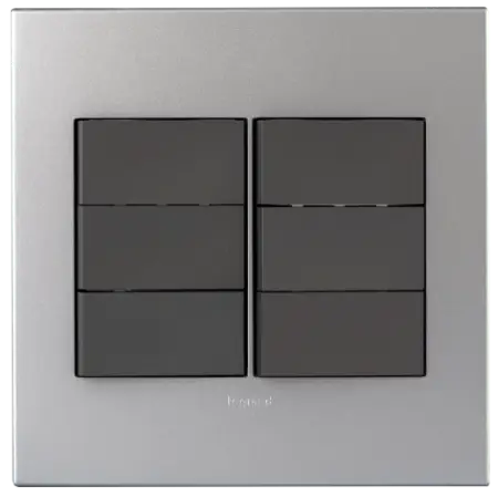 Arteor 6 Lever 1-Way Switch 4x4