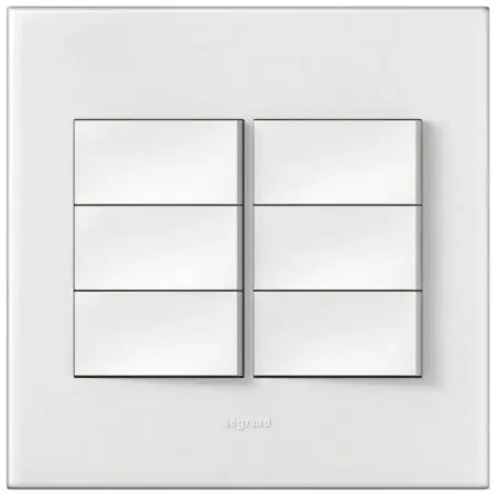 Arteor 6 Lever 1-Way Switch 4x4