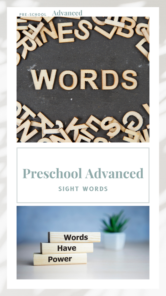Sight Words (Advanced Bundle)