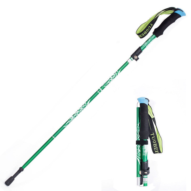7075 Aluminum Alloy Trekking Poles – Folding Hiking Poles for Stability and Comfort